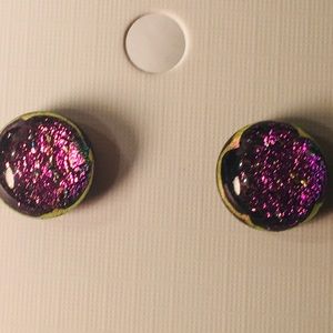 Jewelry - Fused Glass Post Earrings Jewelry - Fused Glass Post Earrings